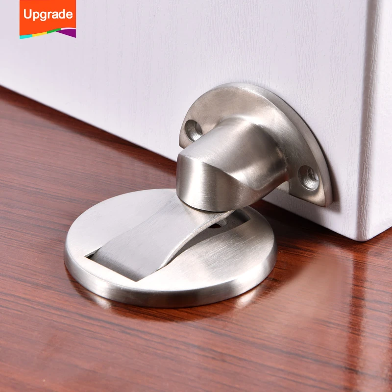 Magnetic Door Holder Stainless Steel Hidden Stopper Toilet Noiseless Doorstop C Galand Door Stopper 