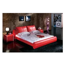Стильный современный кожаный дизайн кровати