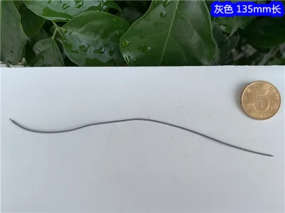 gray 1pcs Электронный соединительный провод 135 мм 7 сердечник медный двухконфорочная вафельница для Луженая Соединительный Проволочный припой проволока Fly перемычек проводной кабель - Цвет: gray 1pcs