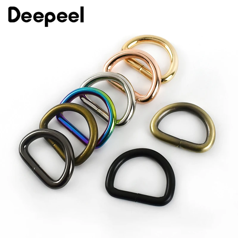 10 шт. Deepeel 25 мм металлические круглые кольца-пряжки тесьма застежка сделай сам для