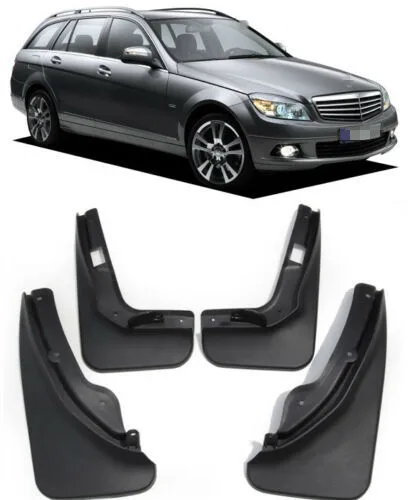 Оригинального качества Брызговики подходят для 2007 2008 2009 2010 2011 Mercedes Benz C Class S204 для автомобиля с кузовом Универсал