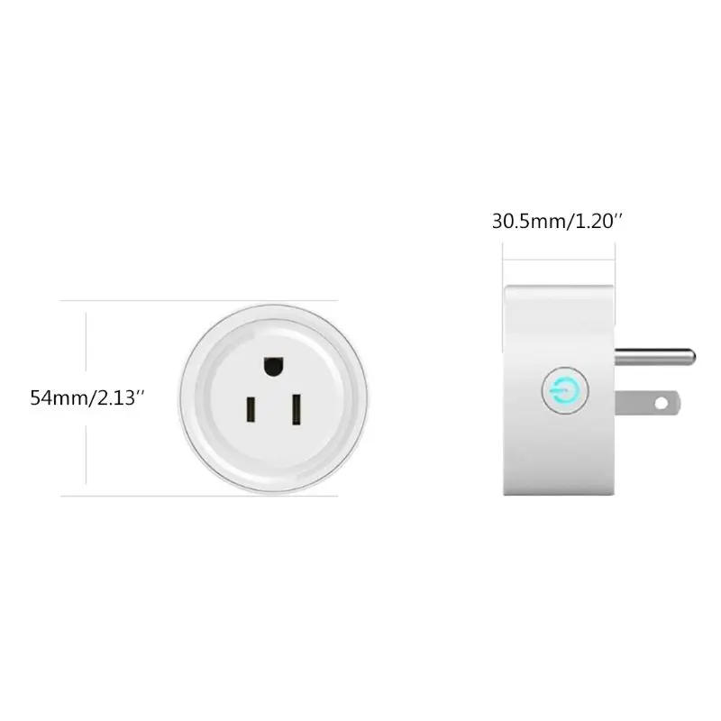 Smart US Plug WiFi розетка приложение дистанционное управление переключатель для Alexa Google Home M89B