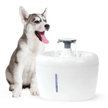 

2.5L Pet Cat Water Fountain With LED Night Mode Dog Cat Pet Mute Drinker Feeder Bowl Pet Automatic Drinking Fountain Dispenser
