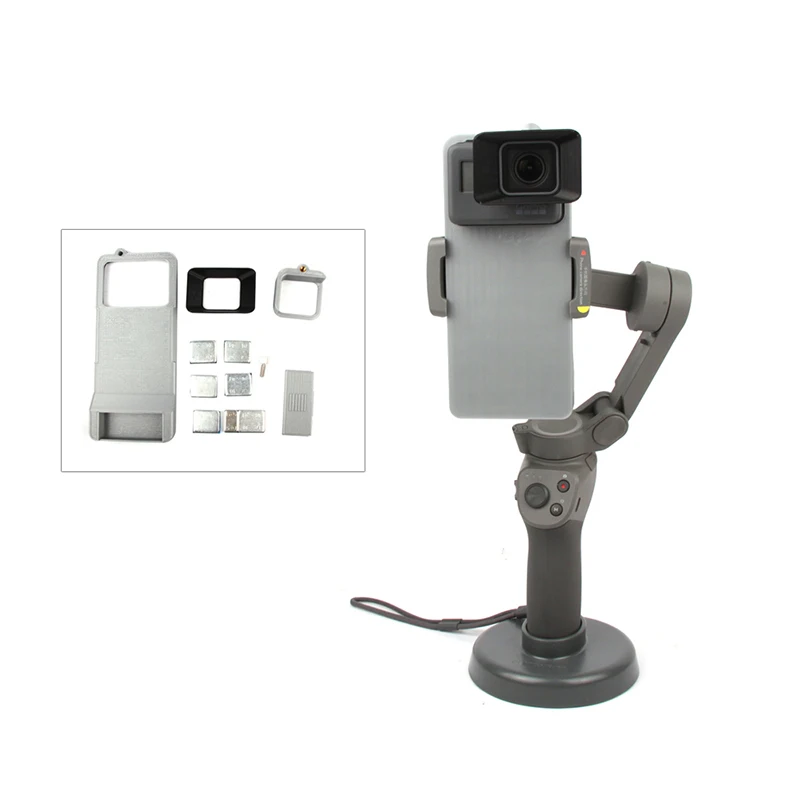 Адаптер для GoPro Hero 7 6 5 для Dji Osmo Mobile 3 ручной карданный переключатель Монтажная пластина адаптер Аксессуары