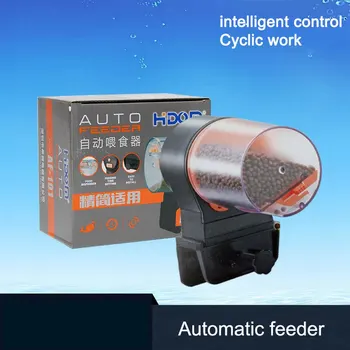

1PC Digital Automatic Electrical Plastic Fish Tank Timer Feeder Home Aquarium Tank Food Feeding Portable Fish Feeder Tools Hot