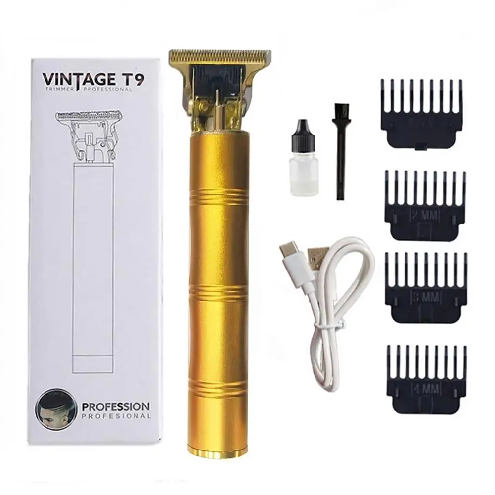 Máquina de Cortar Cabelo para Homens sem Fio Delineando Borda Forro Seguro Profissional Barba Aparador Cabelo Elétrico Corte Recarregável Pro 1 Sem fio delineando borda forro seguro profissional