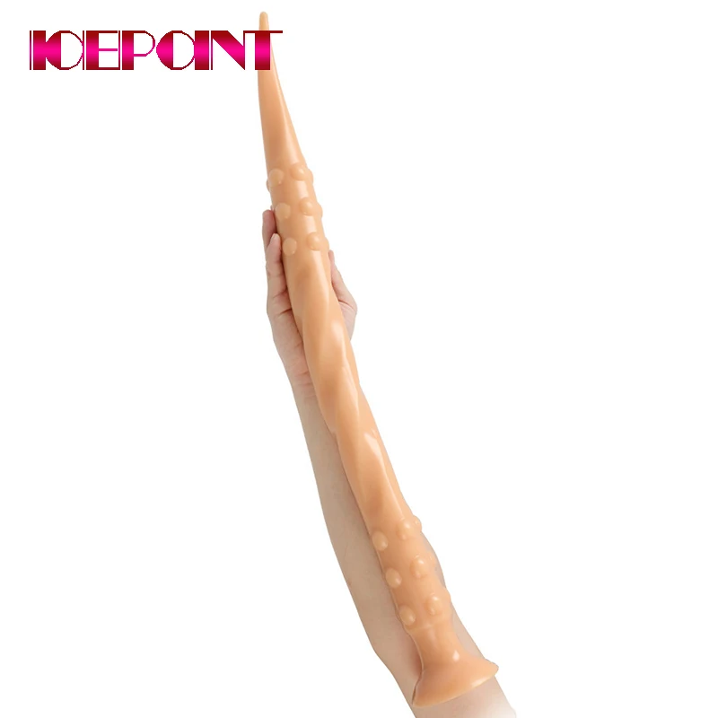 65cm Super Long Soft Anal Plug Dildo Big Butt Plug Vagina Anus Dilator Prostatic Massager Adult Games Sex Toys for Women Men