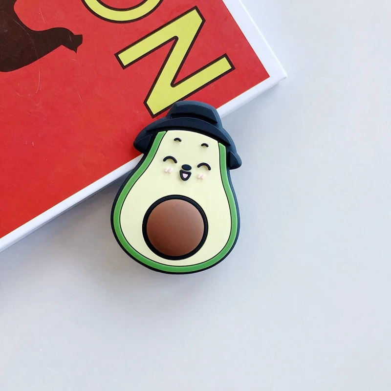 Силиконовый Многофункциональный держатель для телефона avocado с креплением на гнездо для подушки безопасности для мобильного телефона и небольшого стола - Цвет: 2