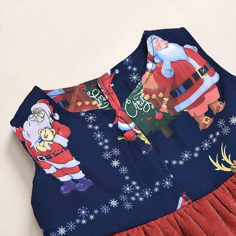Chifuna/Новая Рождественская летняя футболка для мальчиков платье для девочек платье с героями мультфильмов платья для маленьких девочек, Одинаковая одежда для семьи