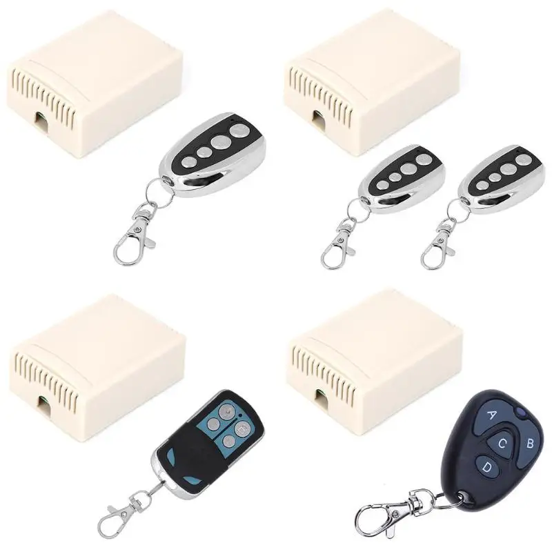 

DC12/24V 4CH Wireless Remote Control Switch Wall Lamps Transmitter Module Receiver for Hall Bedroom Ceiling Light