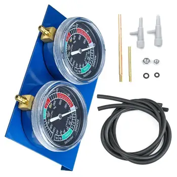 

New 2*Motorcycle Carburetor Vacuum Gauge Balancer Synchronizer Tool W/Hose Kit Brand New And High Quality Gauge Balancer Tools