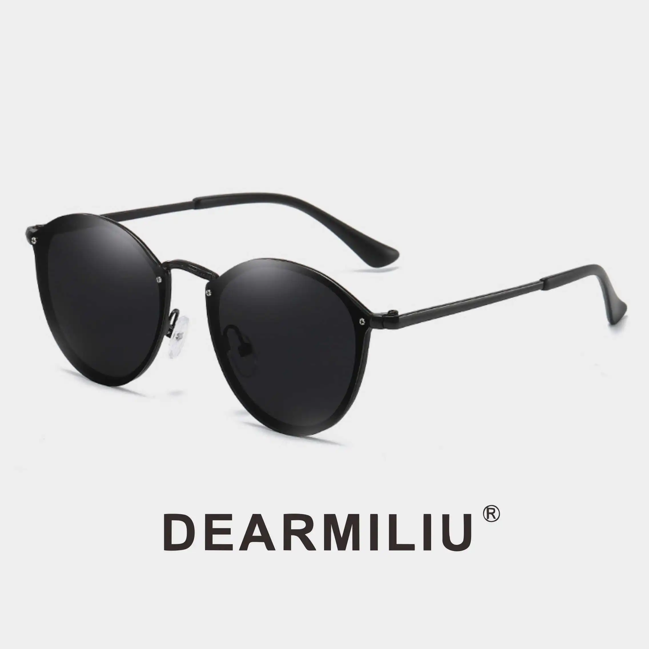 

DEARMILIU2021New Unisex Aluminum Magnesium Mirror Sunglasses Polarized Lens Vintage Eyewear Driving Sun Glasses Men/Women UV400