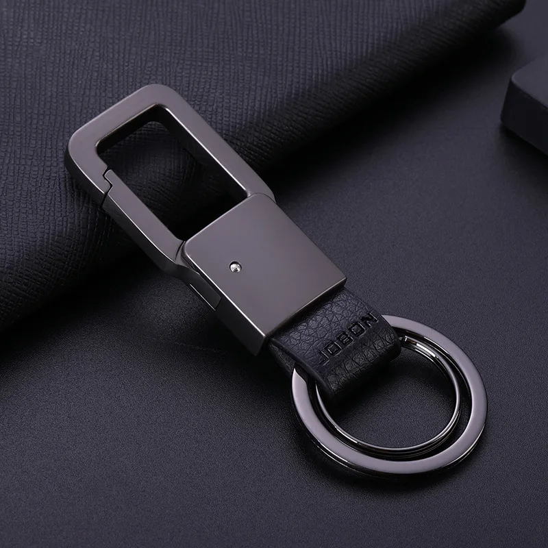 

Jobon Bang Keychain Men Simple Metal Waist Hanging Car Key Chain Pendant Cross Border for Customizable