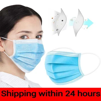

10PCS/Lot Protective Mask Filter Face Dust Mask Respirator Gas With Filter Protector Facial Mouth Mask Disposable Protection