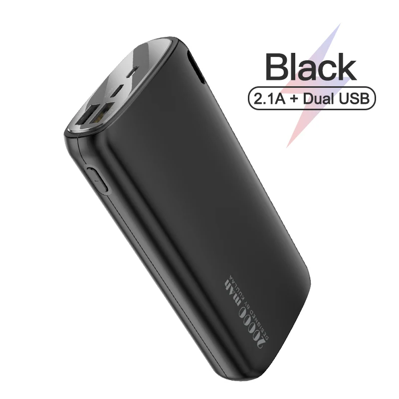 KUULAA Power Bank 20000mAh Portable Charging Poverbank Mobile Phone External Battery Charger Powerbank 20000 mAh for Xiaomi Mi best portable charger for iphone Power Bank