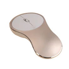 2,4 ГГц USB металлическая беспроводная мышь для ноутбука ПК офисный подарок Золотая Мода