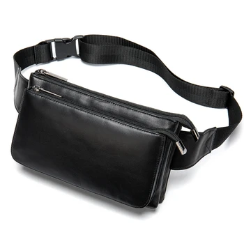 

Leather Waist Packs Belt Bag Phone Bags Travel Waist Pack Male Small Waist Bag Leather Waist Bag
