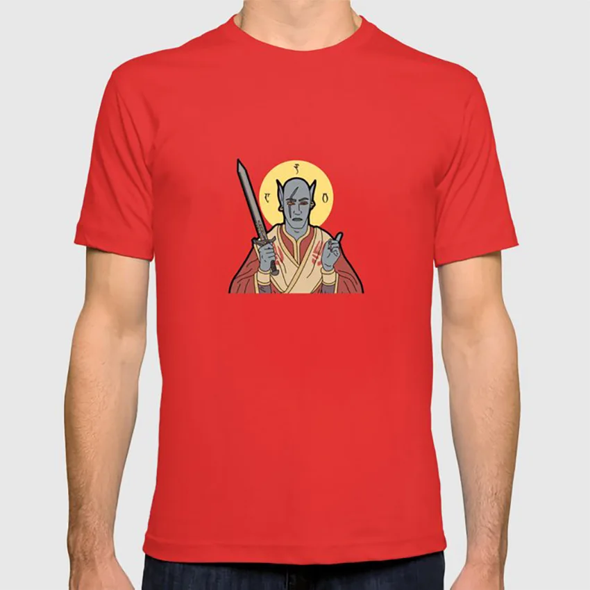 Футболка с изображением святого цзюба morrowind fanart