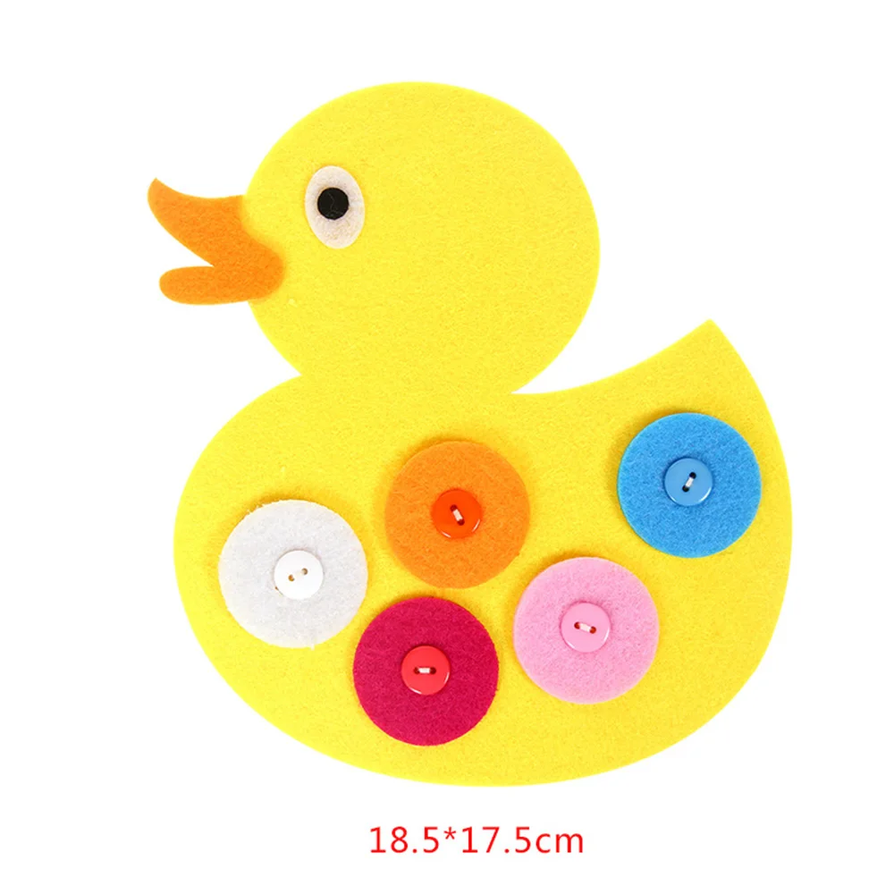  Basic & Life Skills Toys Non-woven button children educational toys Zipper teaching kindergarten ma - 4000126914003