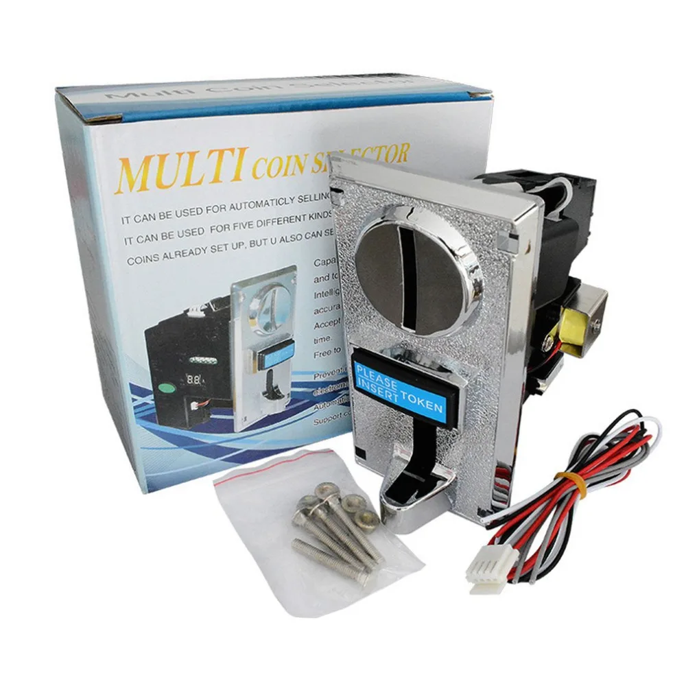  Multi Coin Acceptor Electronic Roll Down Coin Acceptor Selector Mechanism Vending Machine Mech Arca