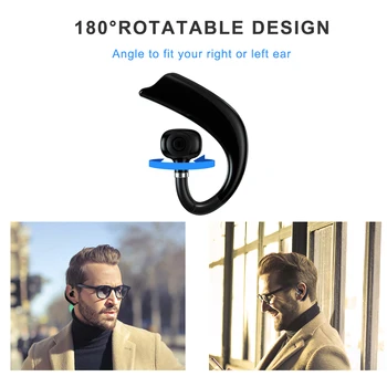 

X23 Bluetooth 5.0 Earphone Wireless Headphone Handsfree Earbud 180 degree Rotatable Design