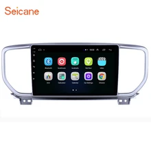Seicane 2din 2.5D экран 9 дюймов Автомобильный радиоприемник с навигацией GPS Android 8,1 для Kia Sportage R- блок плеер Поддержка DVR OBDII