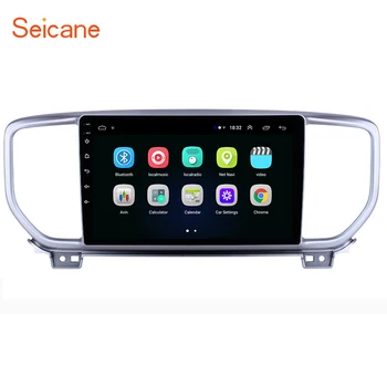 

Seicane 2din 2.5D screen 9 inch Car GPS Navigation Radio Android 8.1 for Kia Sportage R 2018-2019 Unit Player support DVR OBDII