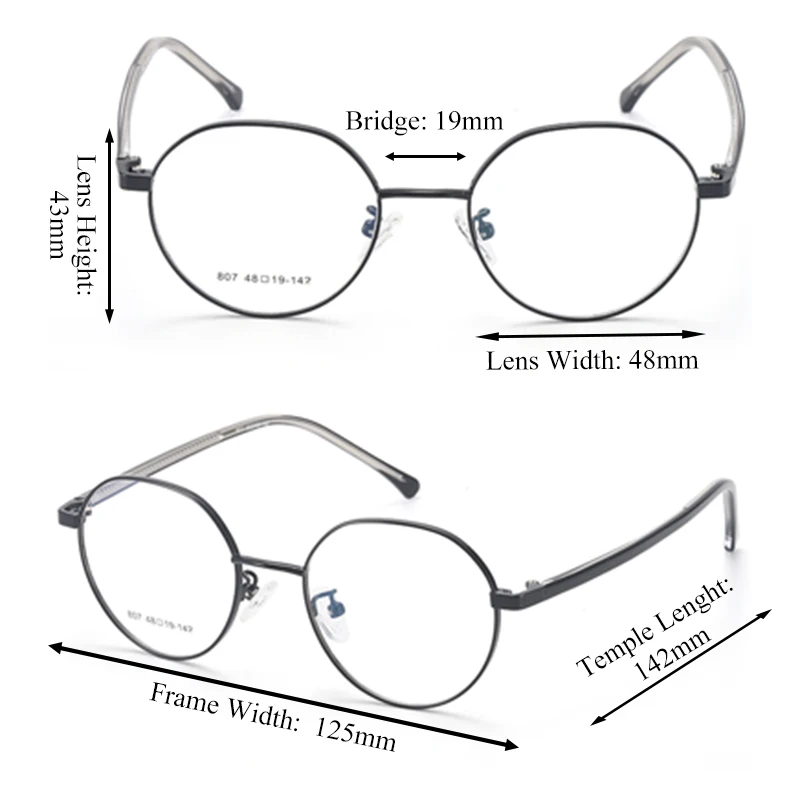 Occhiale Da Vista Tondo Moscot Vintage Spektre CARPE DIEM 01V Nero - Foto 14