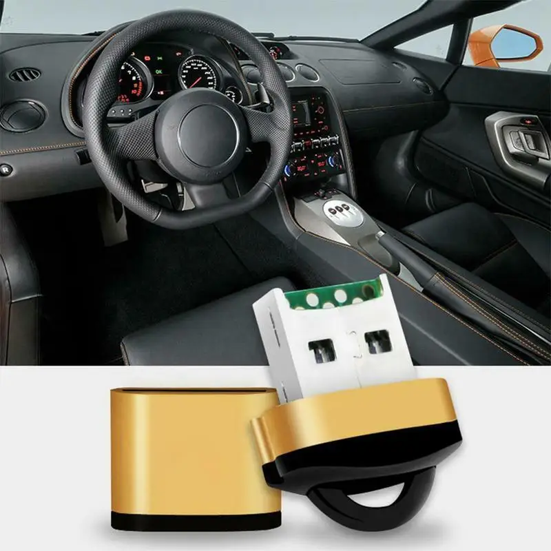 Ultra Mini High Speed USB 2.0 Port Micro SD TF Memory Card Reader Adapter Aluminum Alloy Front Card Reader Laptop Accessories