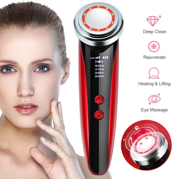 

Electric Anti-aging Handheld Ultrasonic Ion Face Beauty Machine Face Clean Lifting Massager Skin Care Wrinkle Removal Tools