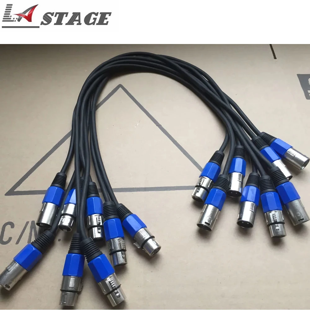 1M-10M DMX Cable Dmx512 Stage Lighting 3 Pin Connector Stage Lights Dmx Dj Equipment