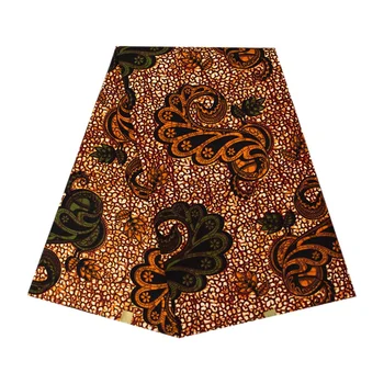 

Africa Ankara Polyester Wax Prints Fabric 6 Yards African Fabric for Party Dress