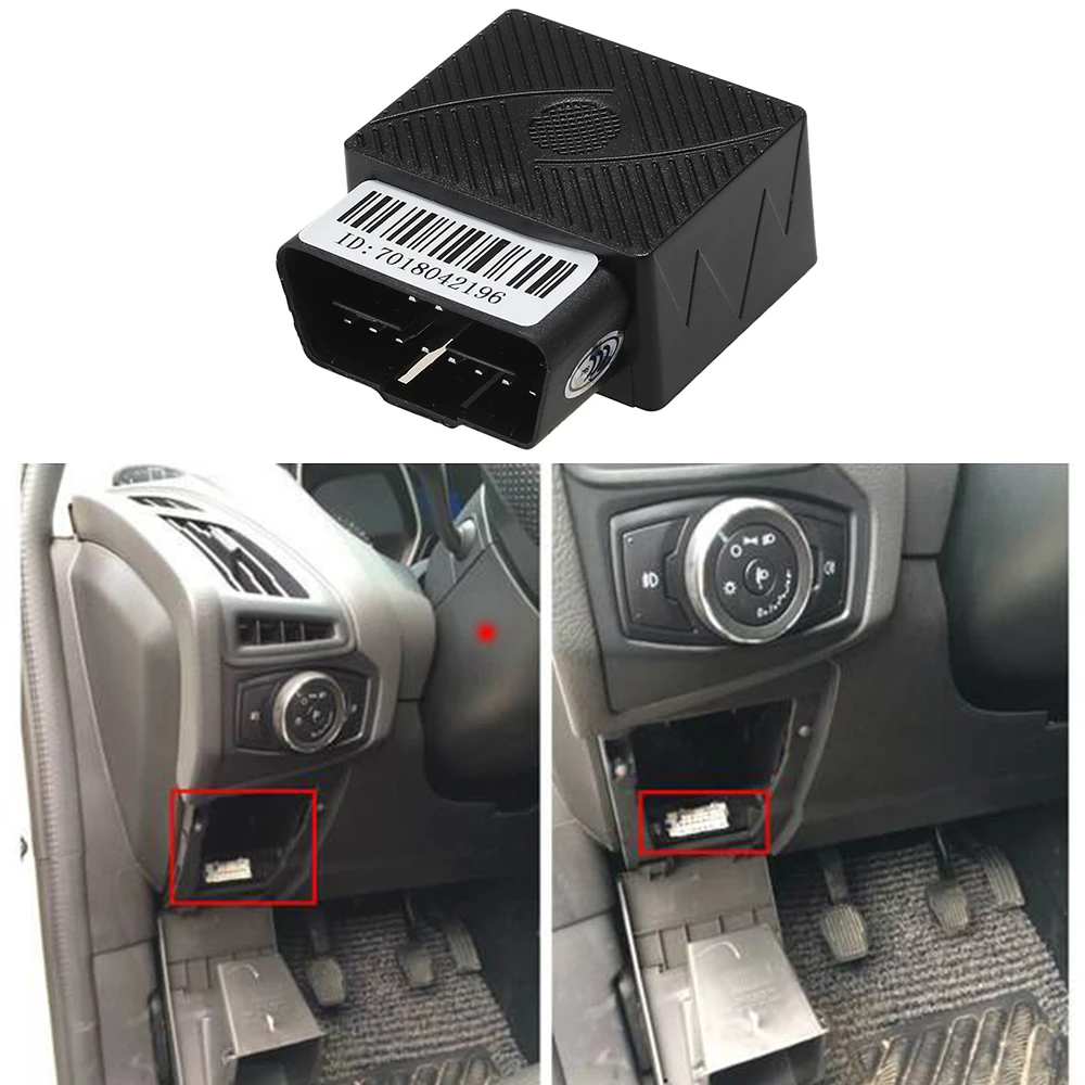 Мини OBD gps/GSM/GPRS/gps-трекер противоугонное устройство слежения в реальном времени с шоком низкого заряда батареи