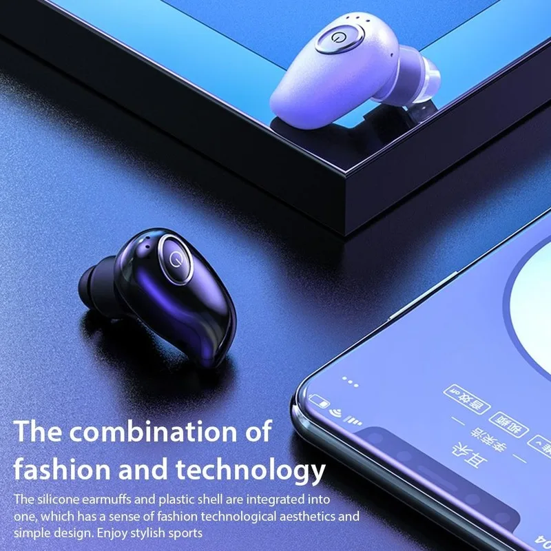 

Mini Wireless Bluetooth Headset Stereo Surround HIFI Sports Game Noise Reduction Earplugs Support Multi-point Connection