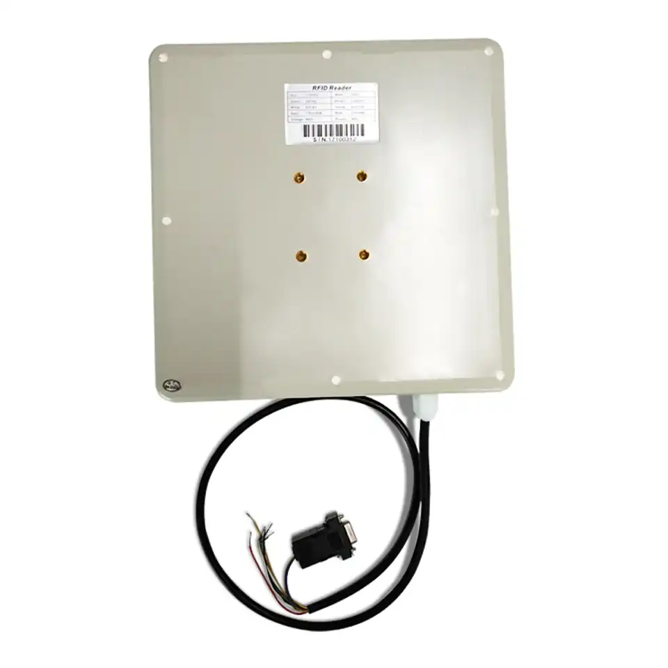 Антенна УВЧ IP67, недорогой rfid ридер с USB RS232 WG26, дальность действия 8 м, для отслеживания транспортных средств на улице