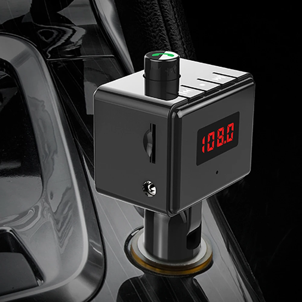 Автомобильное зарядное устройство Bluetooth Aux интерфейс MP3-плеер вращающийся USB порт BS6 беспроводной Аксессуары для мобильных телефонов Колыбель