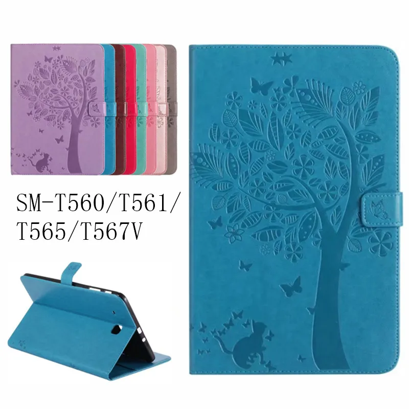 Чехол для Samsung Galaxy Tab E 9 6 &quotT560 SM T560 T561 T565 T567 смарт чехол модная счастливая