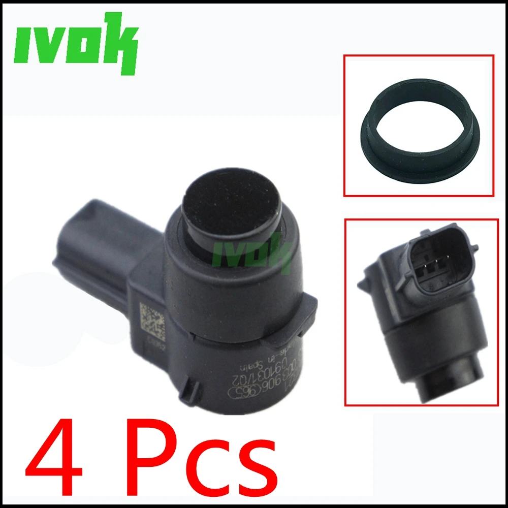 25961321 4pcs/lot PDC Parking Distance Control Sensor+Connector/plug 25962202 For GM Opel Antara L07 Buick Cadillac