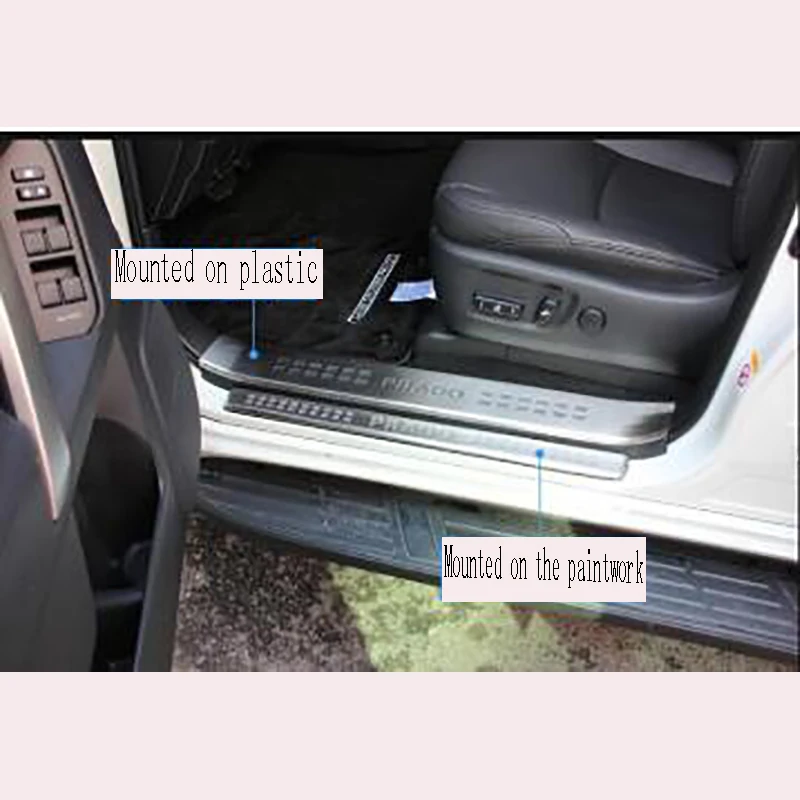 Для Toyota prado порог 2010~ моделей Добро пожаловать педали модификации автомобиля порог украшения