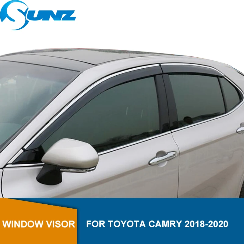 

Weather Shields For Toyota Camry 2018 2019 2020 Side Window Deflectors Sun Rain Deflector Guards SUNZ
