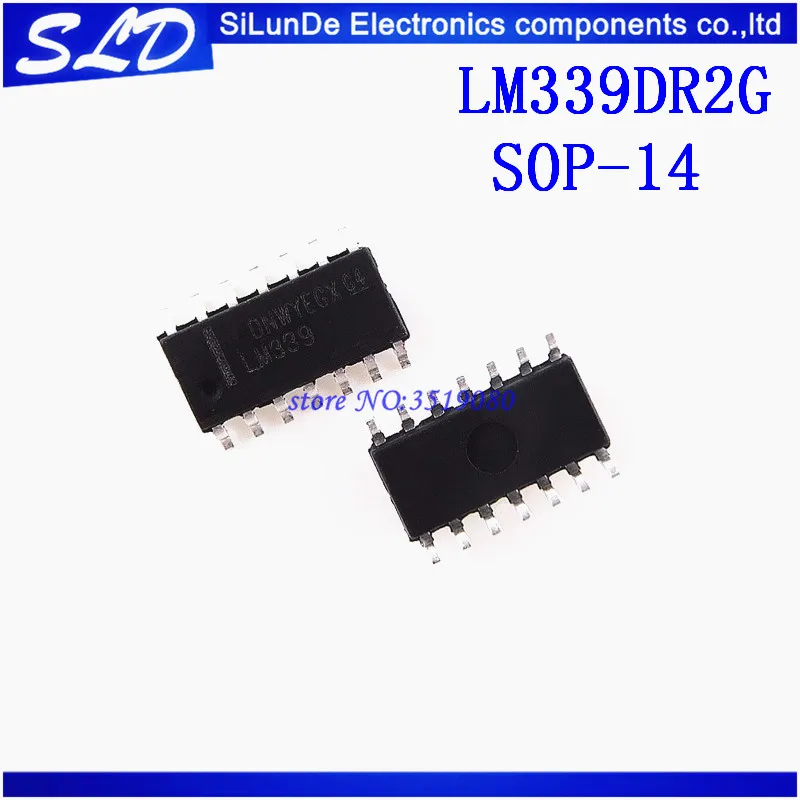 Бесплатная доставка 100 шт./лот LM339DR2G LM339DG LM339 SOP14 новый оригинальный | Электроника