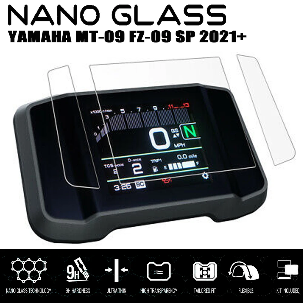 

2 Pieces Motorcycle Accessories 9H Speedometer Instrument Screen Protector For Yamaha MT-09 MT09 FZ-09 SP 2021+
