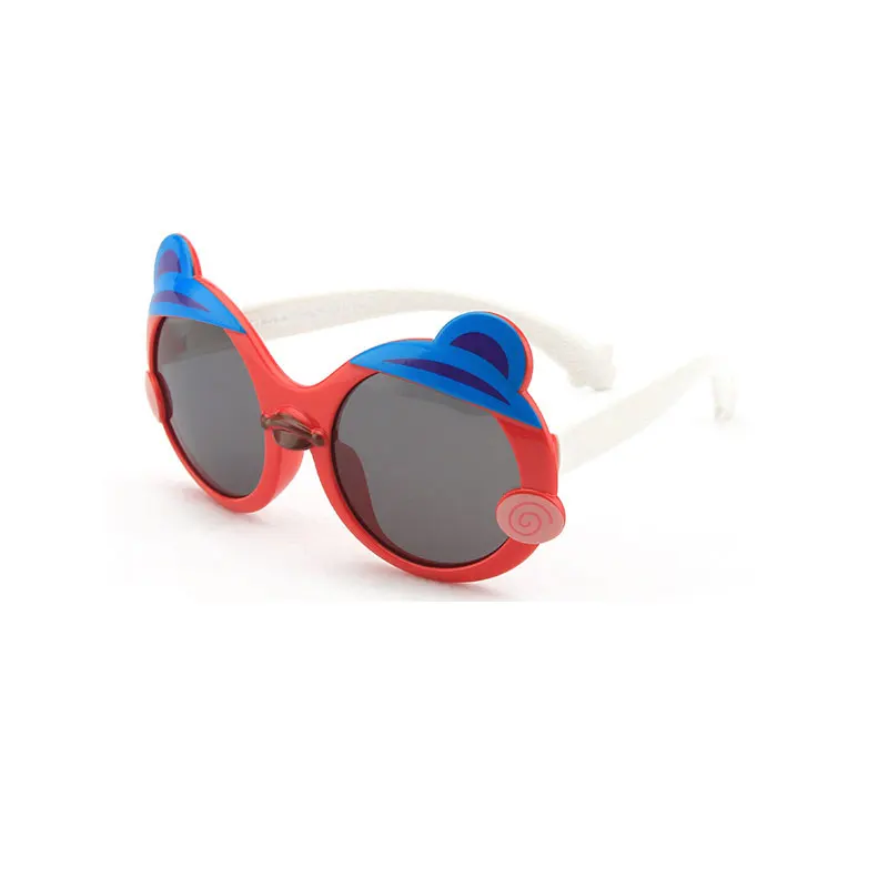 Винтажные Детские поляризационные солнцезащитные очки с пчелами круглые для
