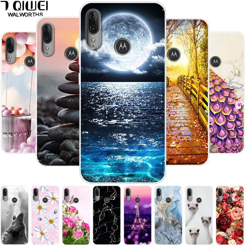 

For Moto E6 Plus case cover silicone soft tpu Back cases For Motorola Moto E6 Plus Case E6Plus Coque For Moto E 6 Plus 6.1''
