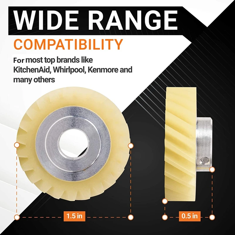 8Pcs W10112253 Mixer Worm Gear Replacement Part Fit for KitchenAid Mixers-Replaces 4162897 4169830 AP4295669 mixer accessories