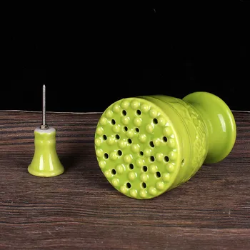 

Double Insulated Moxibustion Cup Scraping Massage Portable Ceramic Pot Aizhu Warm Moxibustion Appliance Acupuncture Beauty Home