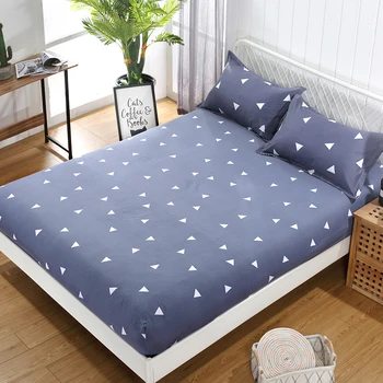 

All seasons use Bed linen soft polyester Fitted Sheets Bedspread bed Cover bedding set for home decor bed sheets Home textiles