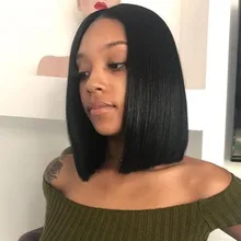 LADYSTAR Т-образные парики из натуральных волос на шнурках, прямые парики с бразильскими волосами remy, Осенние цветные парики для женщин