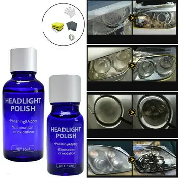 

Car Headlight Headlamp Cleaning Repair Restoration Plastic Polish Restorer Kit Cleaning Tools Car Liquid Ceramic Coat