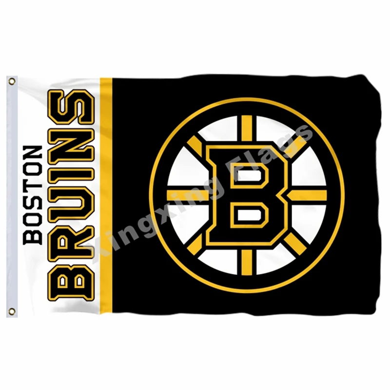 Boston Bruins Национальный флаг 3ft x 5ft полиэстер Бостонский баннер с Boston Bruins Размер № 4 90x150 см пользовательский флаг